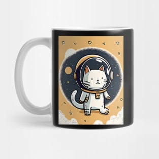 Catronaut Cat Astronaut Deep In Space Cosmic Cat Science Mug